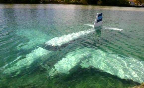 plane crash underwater